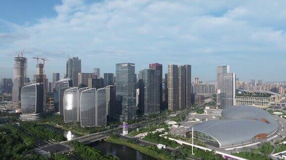 全景城市在中国杭州