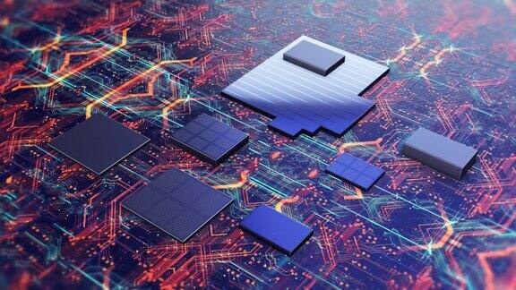 高科技未来的Cpu电路与人工智能芯片