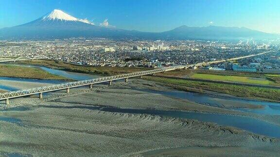 富士山和天上的富士河