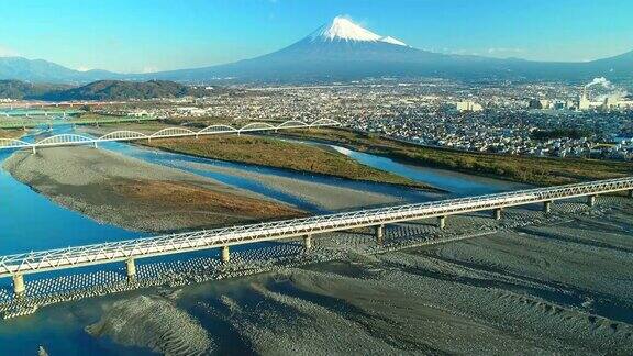 富士山和天上的富士河