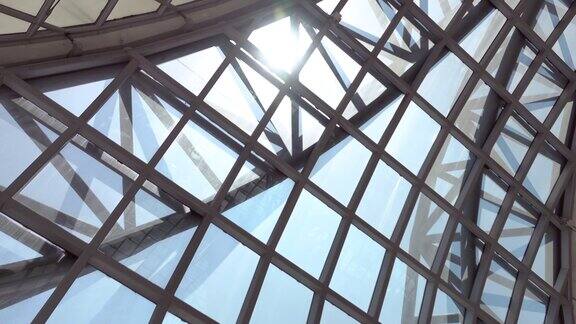 4k:机场航站楼的现代天花板
