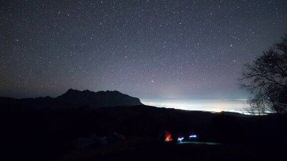 星夜时光流逝