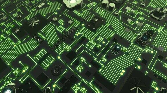 绿色照明未来移动电路板