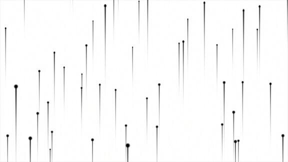 黑白霓虹技术背景在网络空间移动的抽象应用代码彗星柱数据流纹理脚本在屏幕上运行HUD概念无缝循环
