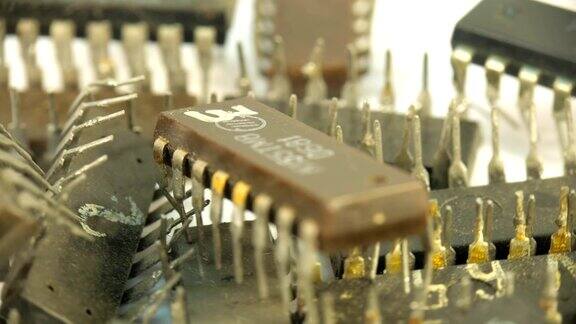 苏联的老式电子芯片