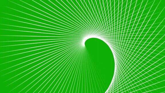 网格线错觉运动图形与绿色屏幕背景