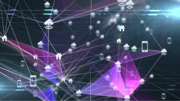 联网设备云计算网络物联网物联网3D渲染