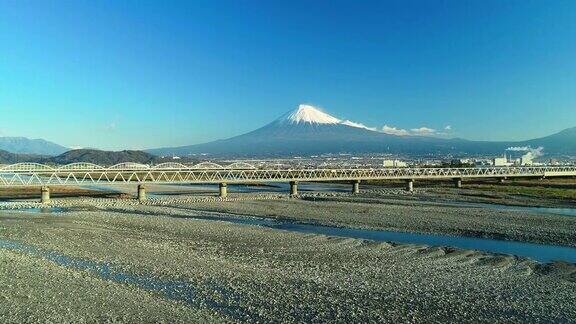 富士山和天上的富士河