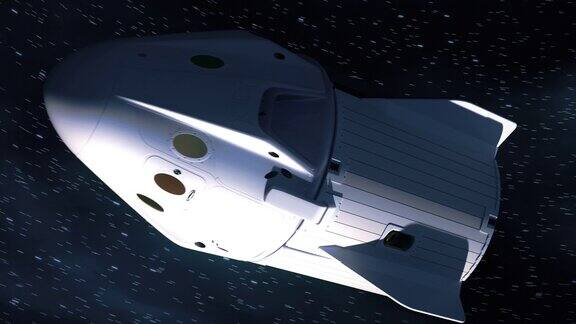 从地球到国际空间站的商业宇宙飞船飞行