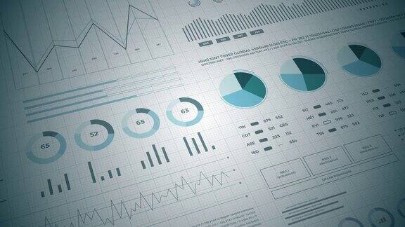 统计数据金融市场数据分析和报告数字和图表