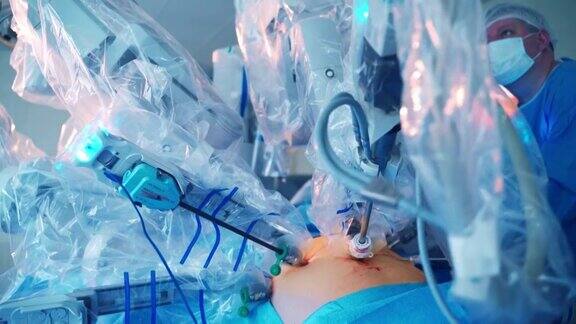 医疗机器人手术未来手术室里的机械手臂外科医生