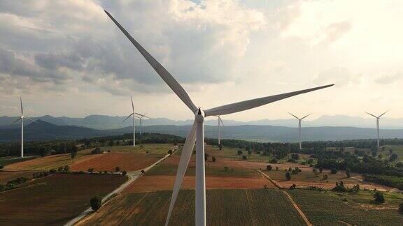 风能可持续能源特写镜头