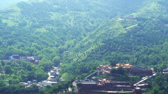 五台山风景和寺庙建筑群