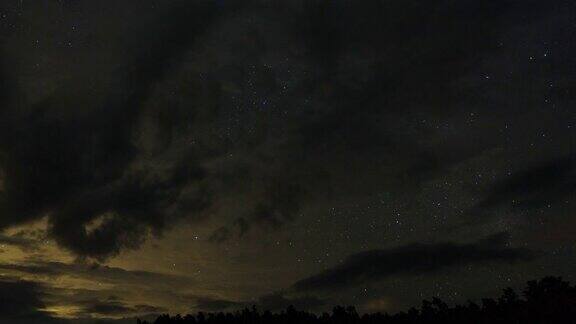 星空与银河系延时视频