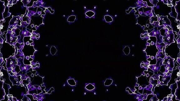 闪光圈波蓝紫均衡器vj循环动画