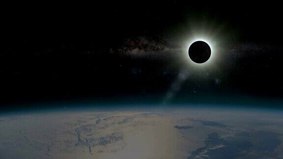 日食-从地球之外的视角