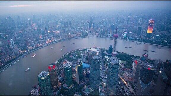 上海城市延时航拍