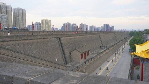 中国古代著名建筑西安石城城墙