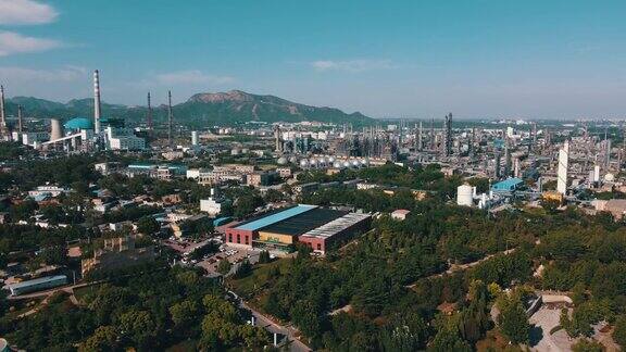 北京房山豆店鸟瞰图