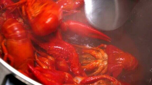 红煮龙虾