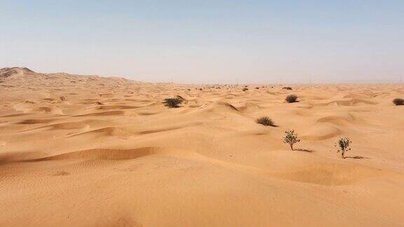 沙特阿拉伯沙漠上的沙丘
