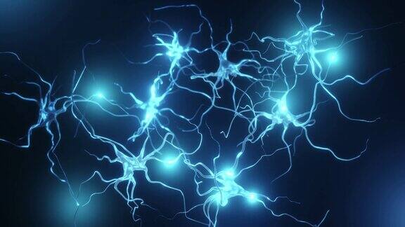 放电神经元的动画