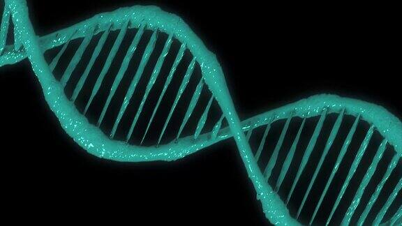 发光的双螺旋人类DNA结构DNA链DNA分子矢量图