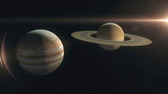 土星和木星行星会合