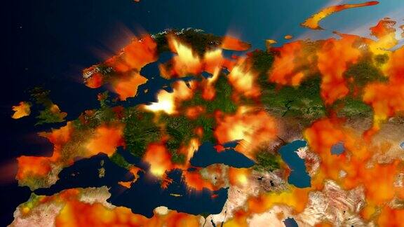 《欧洲之火》4K动画