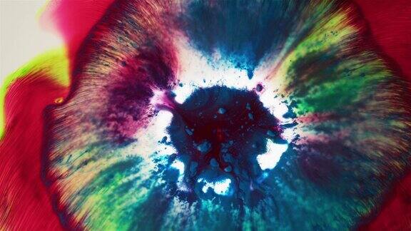 在显微镜下观察到的变异彩虹细胞