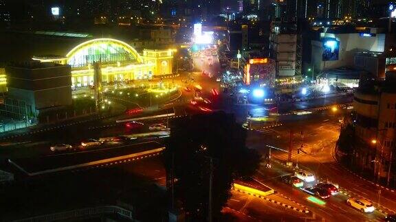 4K时间推移曼谷城市在泰国