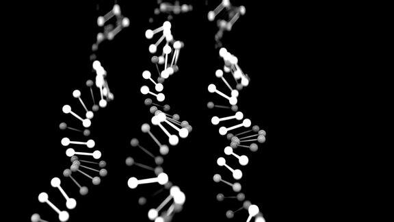 4K抽象DNA螺旋
