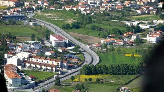 农村的道路布拉加葡萄牙