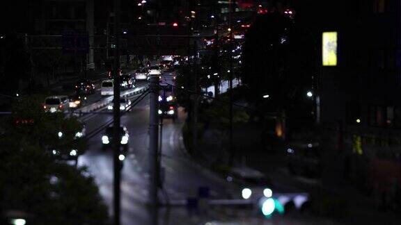 东京山手大街的夜间小堵车