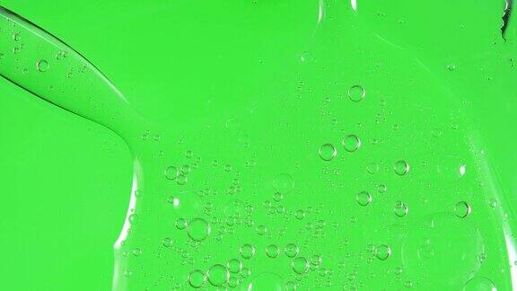 气泡油流动抽象背景