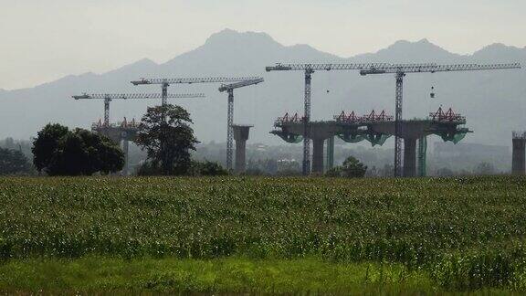 泰国新铁路的建设