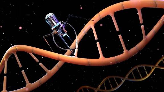 纳米机器人正在修复受损的DNA