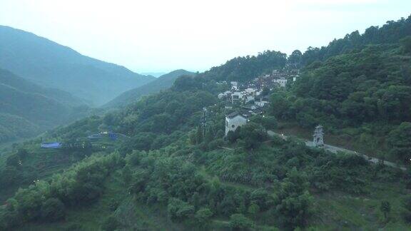 中国云南少数民族村寨的房屋