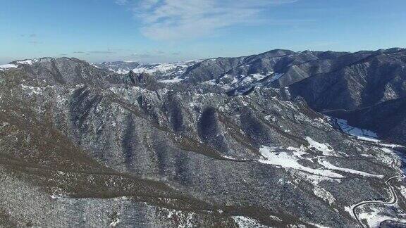 航空:雪景