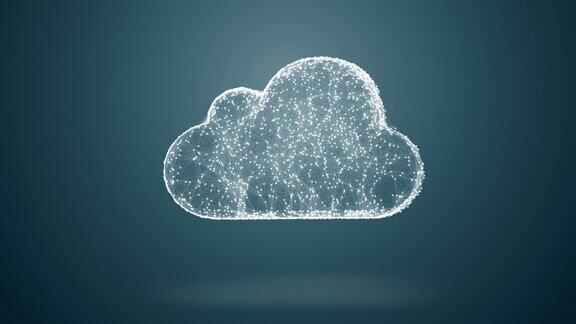 云存储从点一线缓慢移动网络概念从多台主机和通信4K