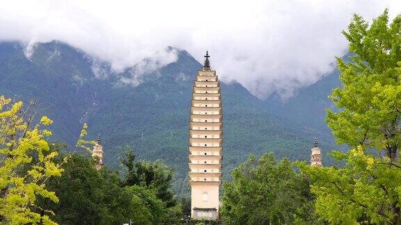 中国云南大理崇生寺三塔