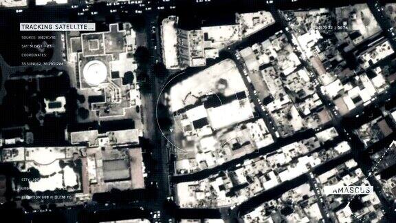 大马士革卫星图像