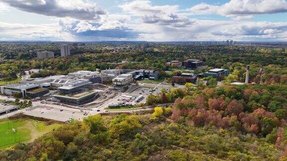 多伦多密西沙加大学鸟瞰图