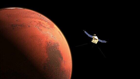 MAVEN飞船进入火星轨道