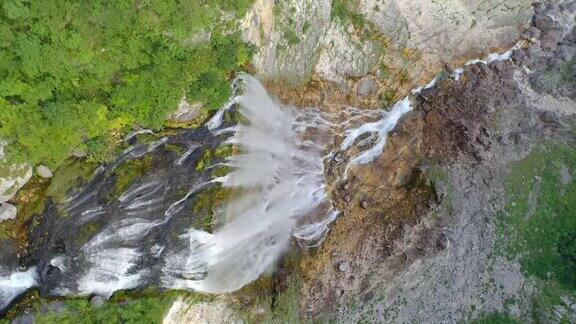 空中壮观的博卡瀑布