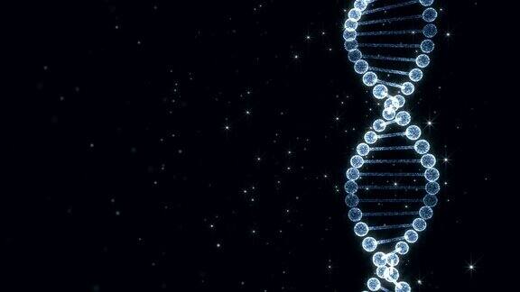 蓝色DNA链