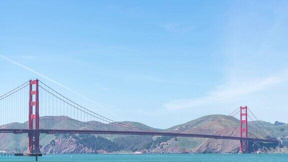美国加州旧金山的金门大桥太平洋西海岸