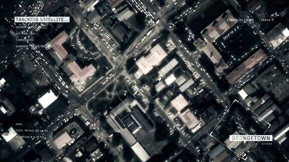 乔治城的卫星图像