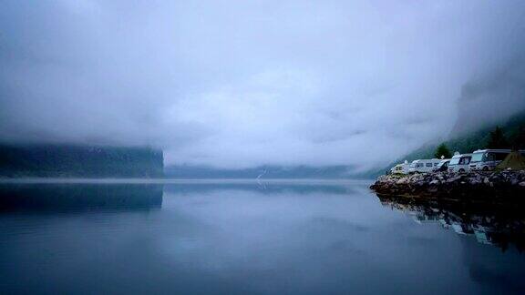 Geiranger峡湾挪威