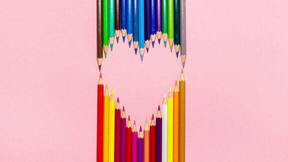 用彩色铅笔的定格动画教育理念